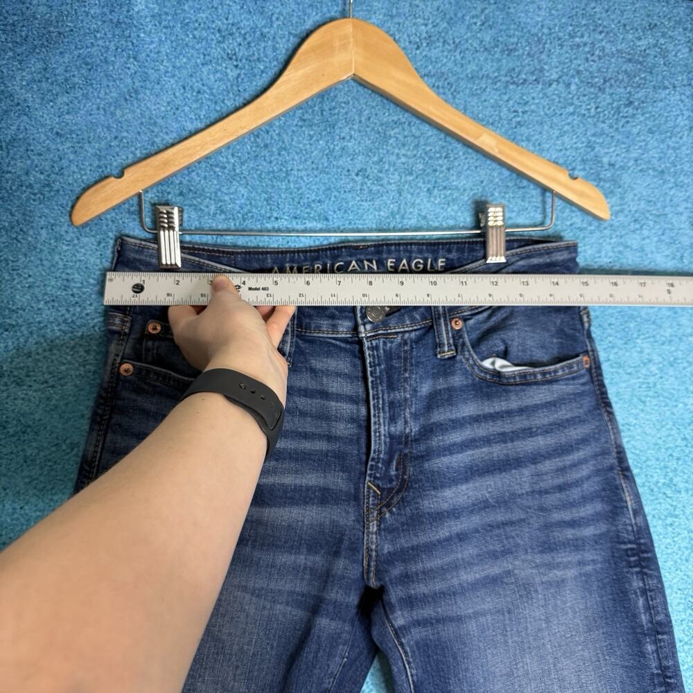 American Eagle Jeans Mens 29x34 AirFlex Plus Athletic Skinny Fits 30x32 - Picture 3 of 15